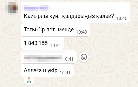 Ещё один лот — 1 843 155 тг